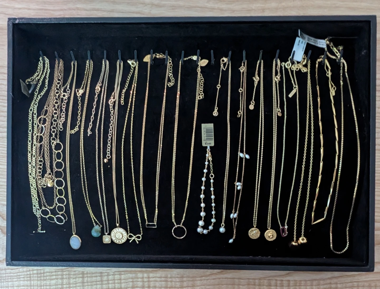 Blue Ruby Mejuri Jenny Bird Gold Vermeil Filled Plated Necklaces