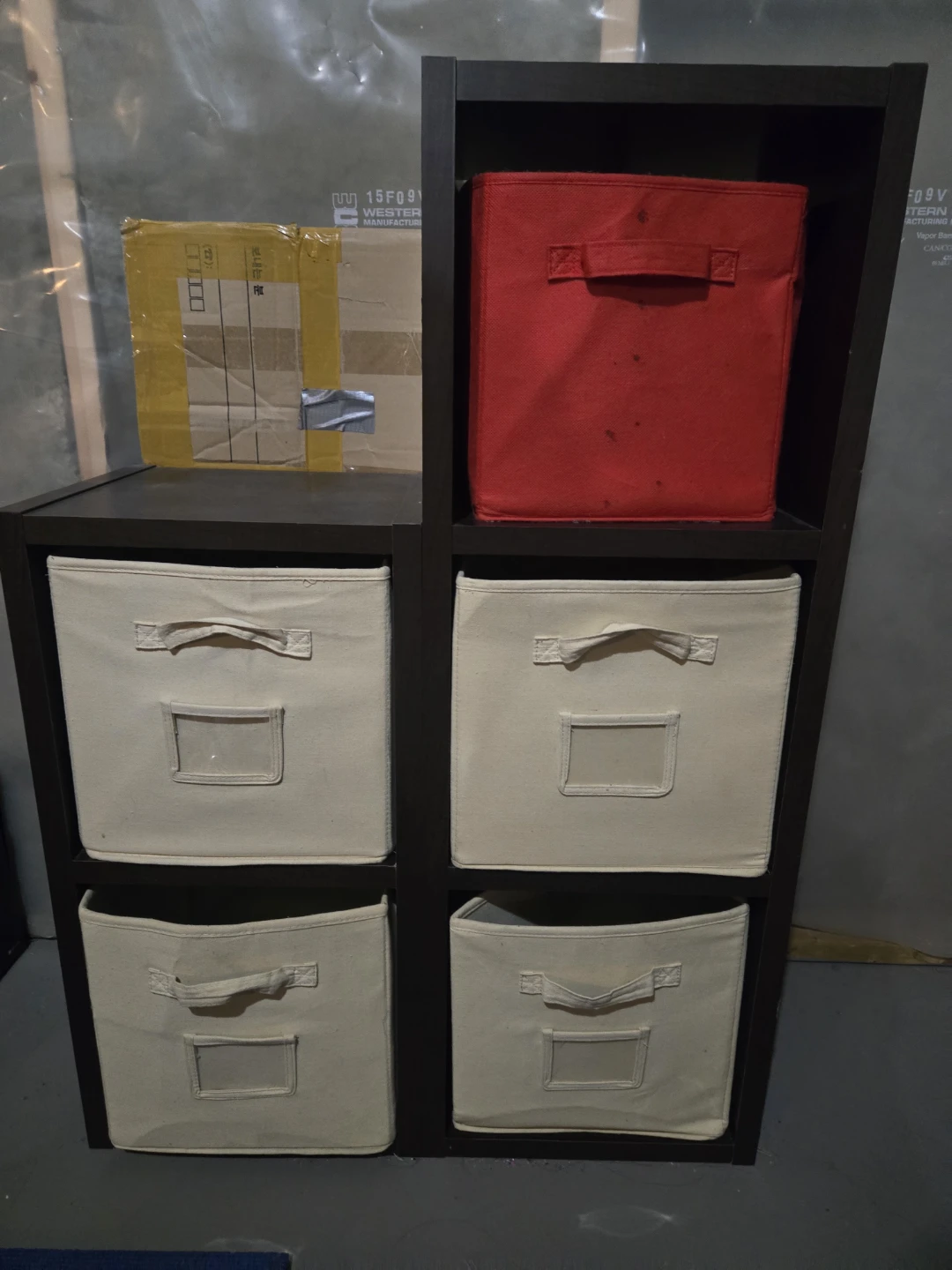 Fabric Storage Cubes (4 total)