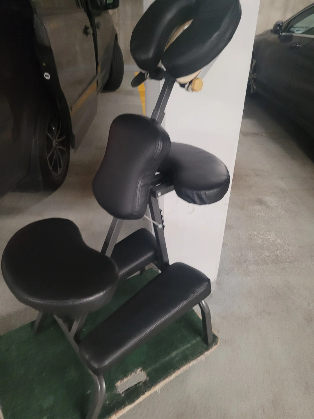 Black Portable Massage Chair with Carry Bag - photo 2