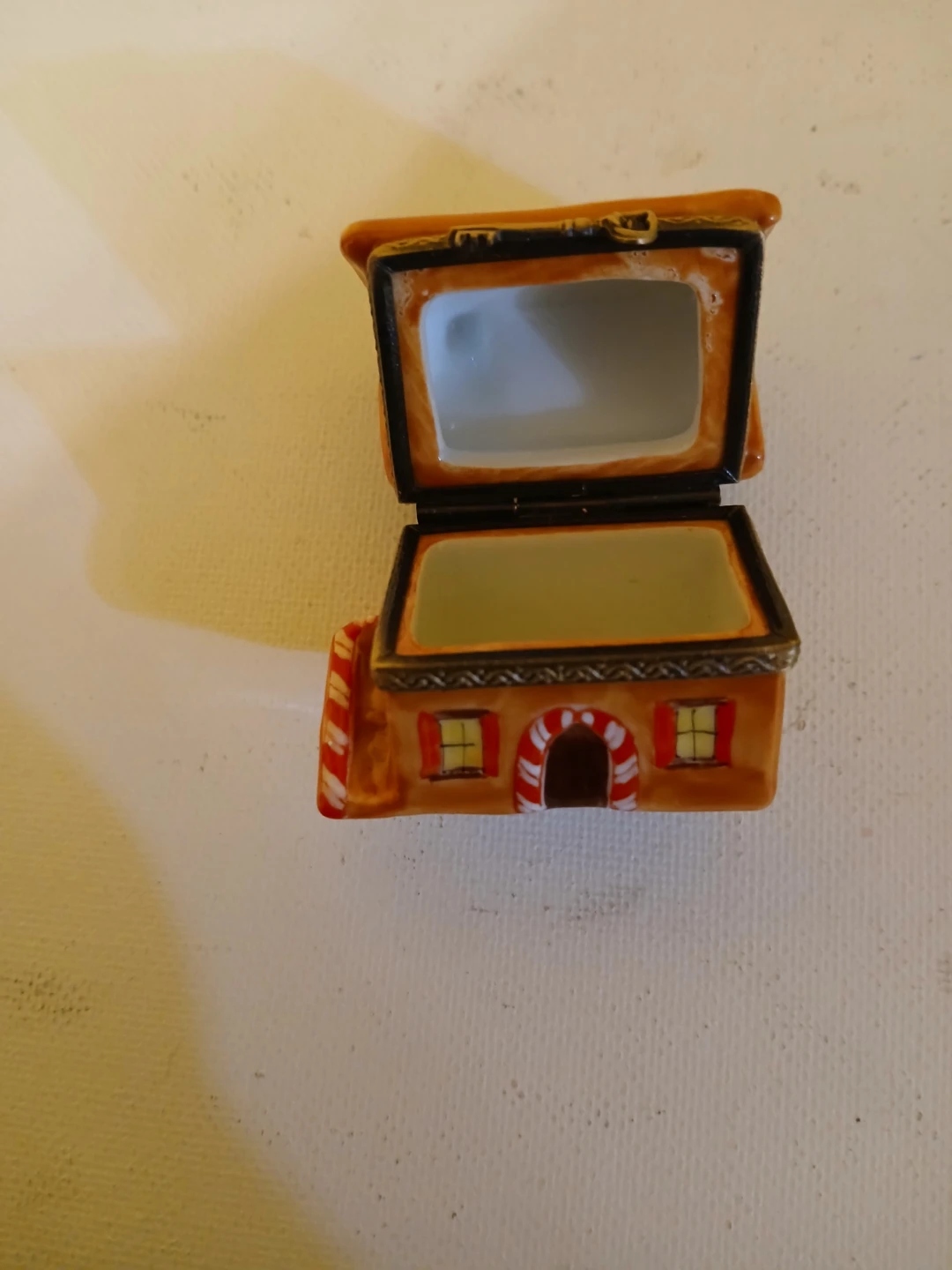 Peint Main Hinged Trinket Box - France 2002 - photo 4