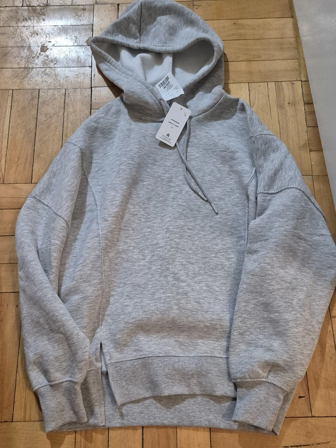 BNWT)Light Grey Hoodie Size Small