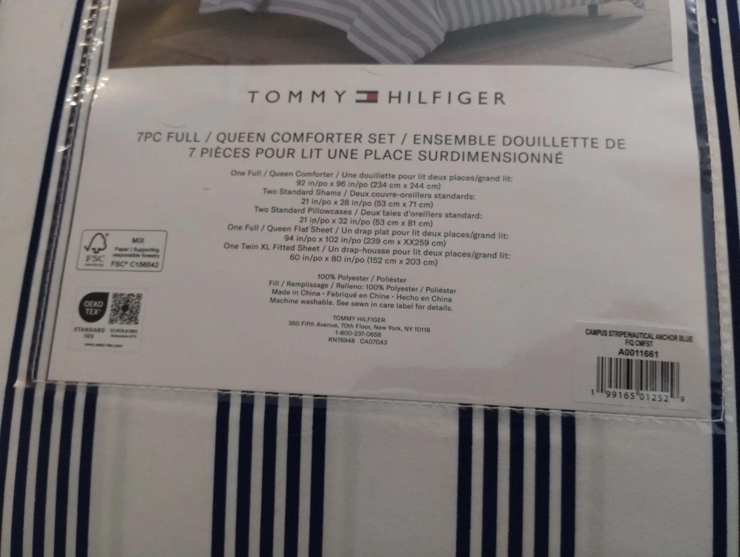 Tommy Hilfiger 7 Piece Full/Queen Comforter Set - photo 2