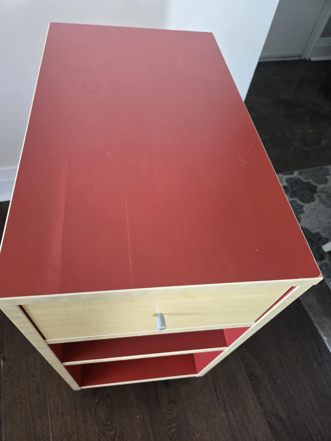 Nightstand with Drawer and Shelves/Bedside Cabinet - photo 3