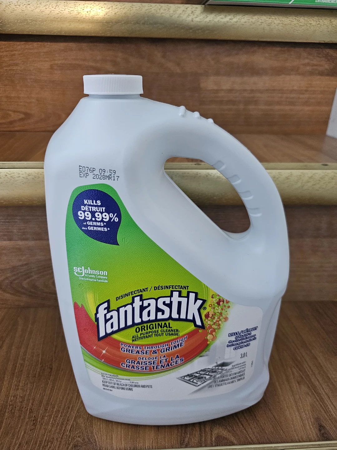 fantastik Original All Purpose Disinfectant Cleaner, 3.8 L