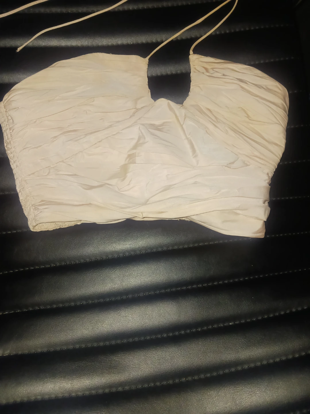 Zara Ruched Halter Top - photo 3