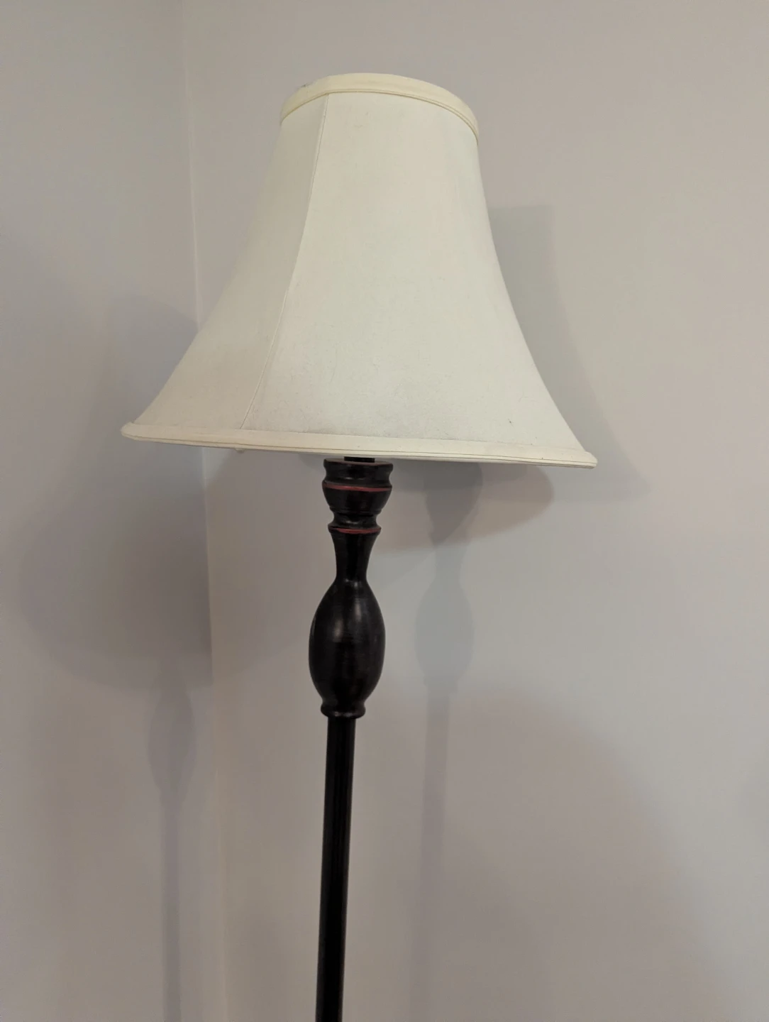 Floor Lamp with Cream Lampshade - photo 3