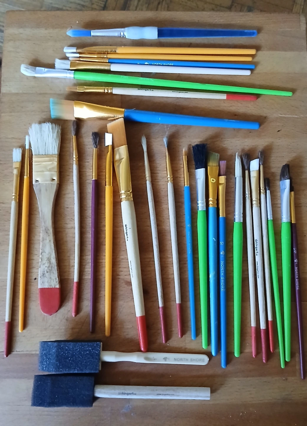Assorted Acrylic Paints, Brushes, and Markers - photo 5