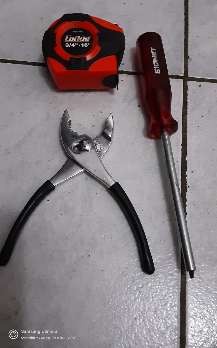 Lufkin Tape Measure, Signet Screwdriver, and Pliers Set - photo 2