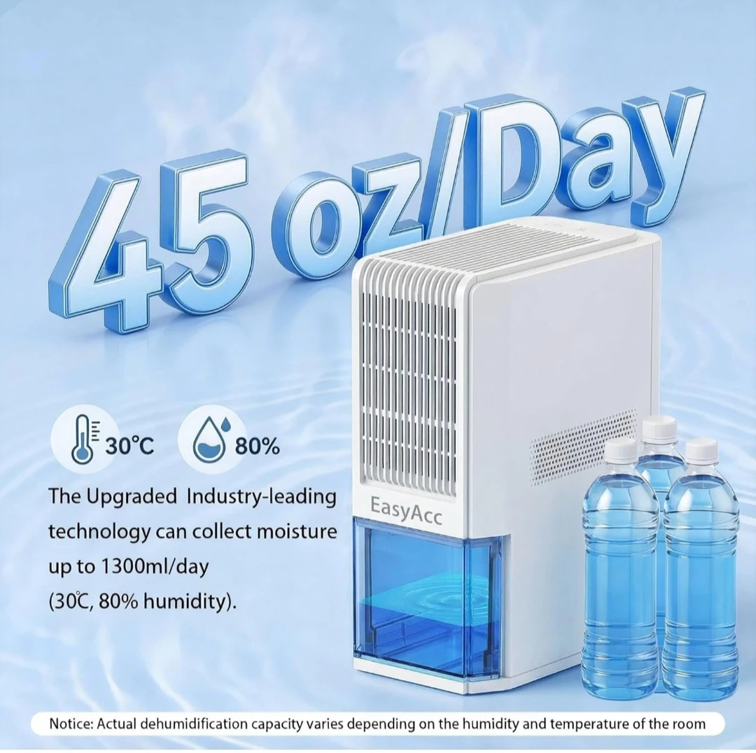 EasyAcc Dehumidifier - Collects up to 1300ml/day - photo 5