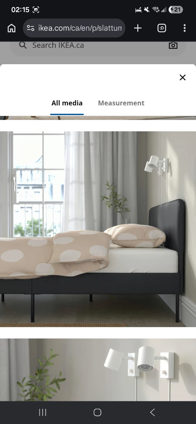 IKEA SLÄTTTNES Bed Frame - photo 2