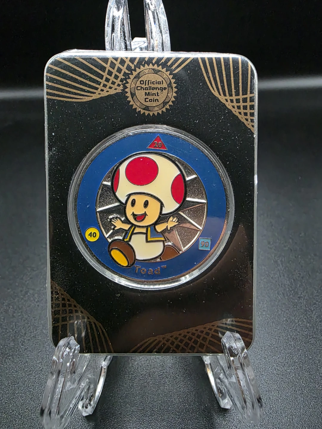 Super Mario Official Challenge Mint Coin - Toad