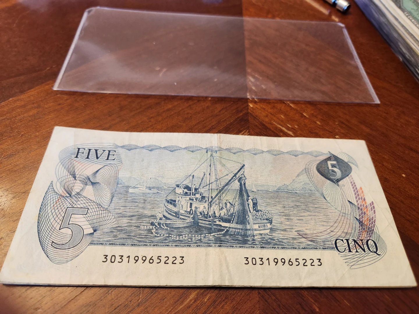 Canada Five Dollar Bills $ -Each Banknote - photo 2