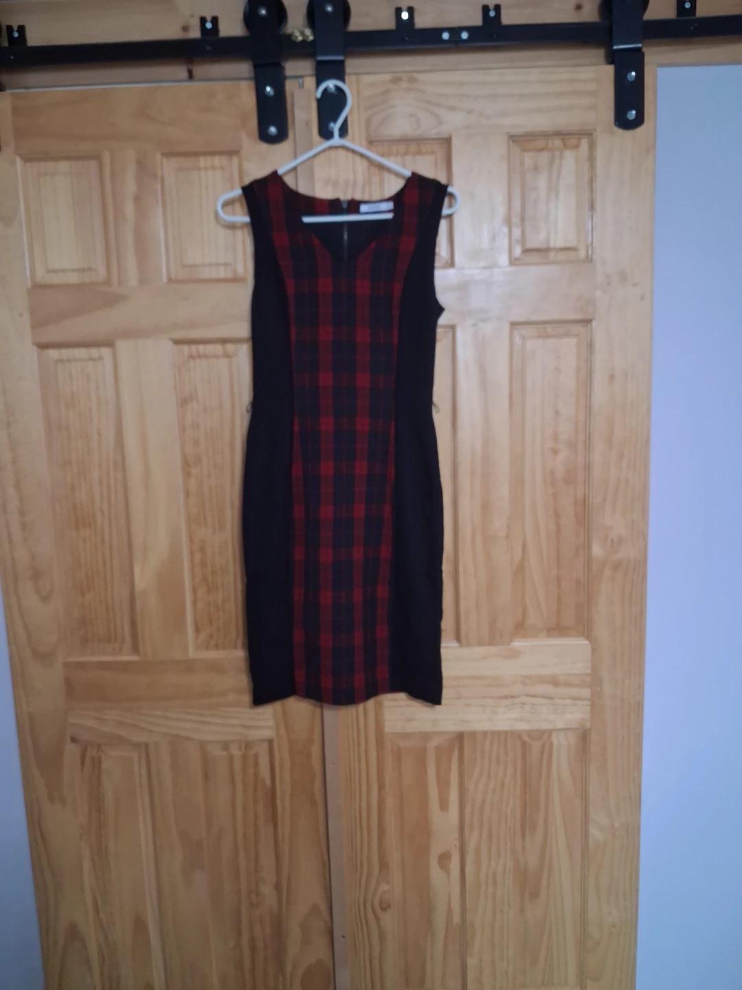 Women's Plaid Sheath Dress
