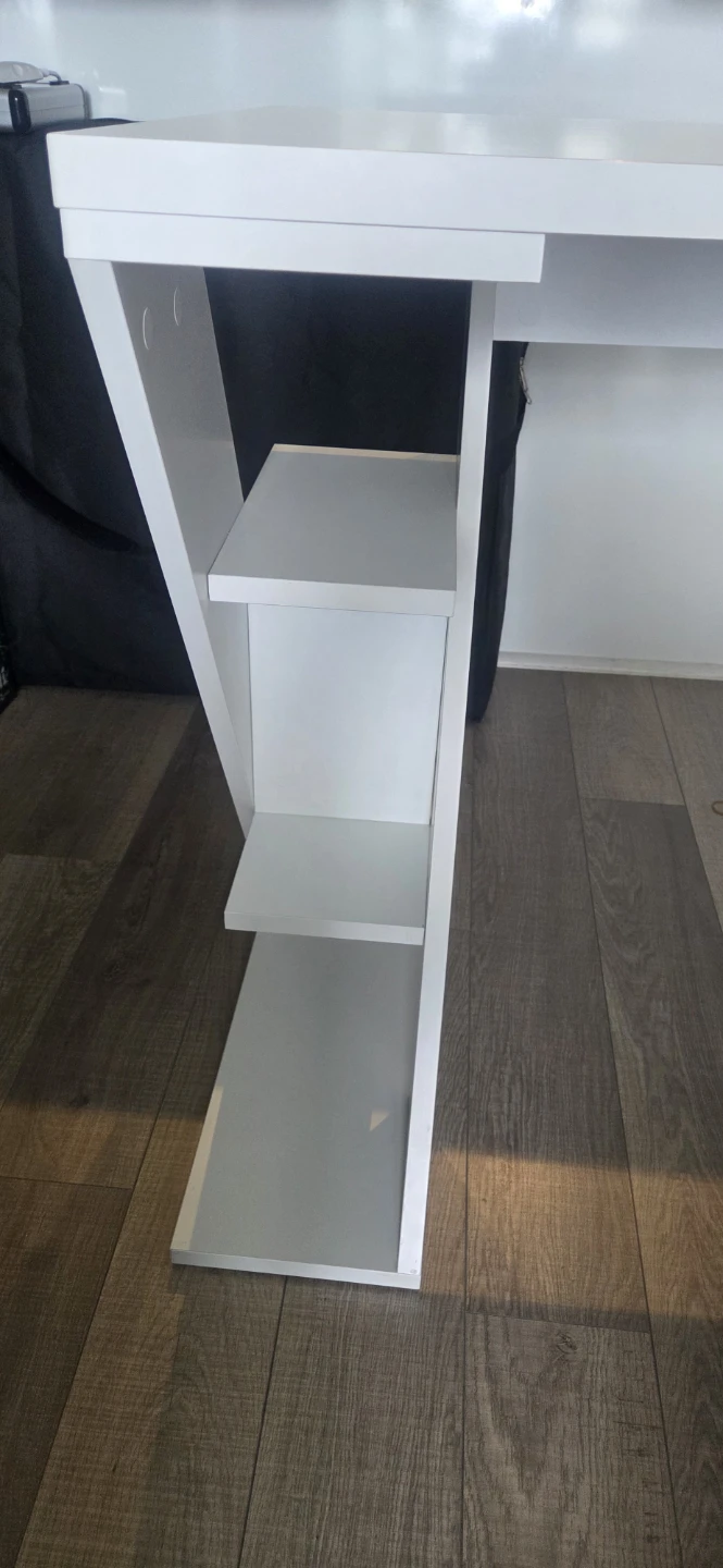 Modern White Computer Desk – Heavy Duty – 54” Wide - photo 4