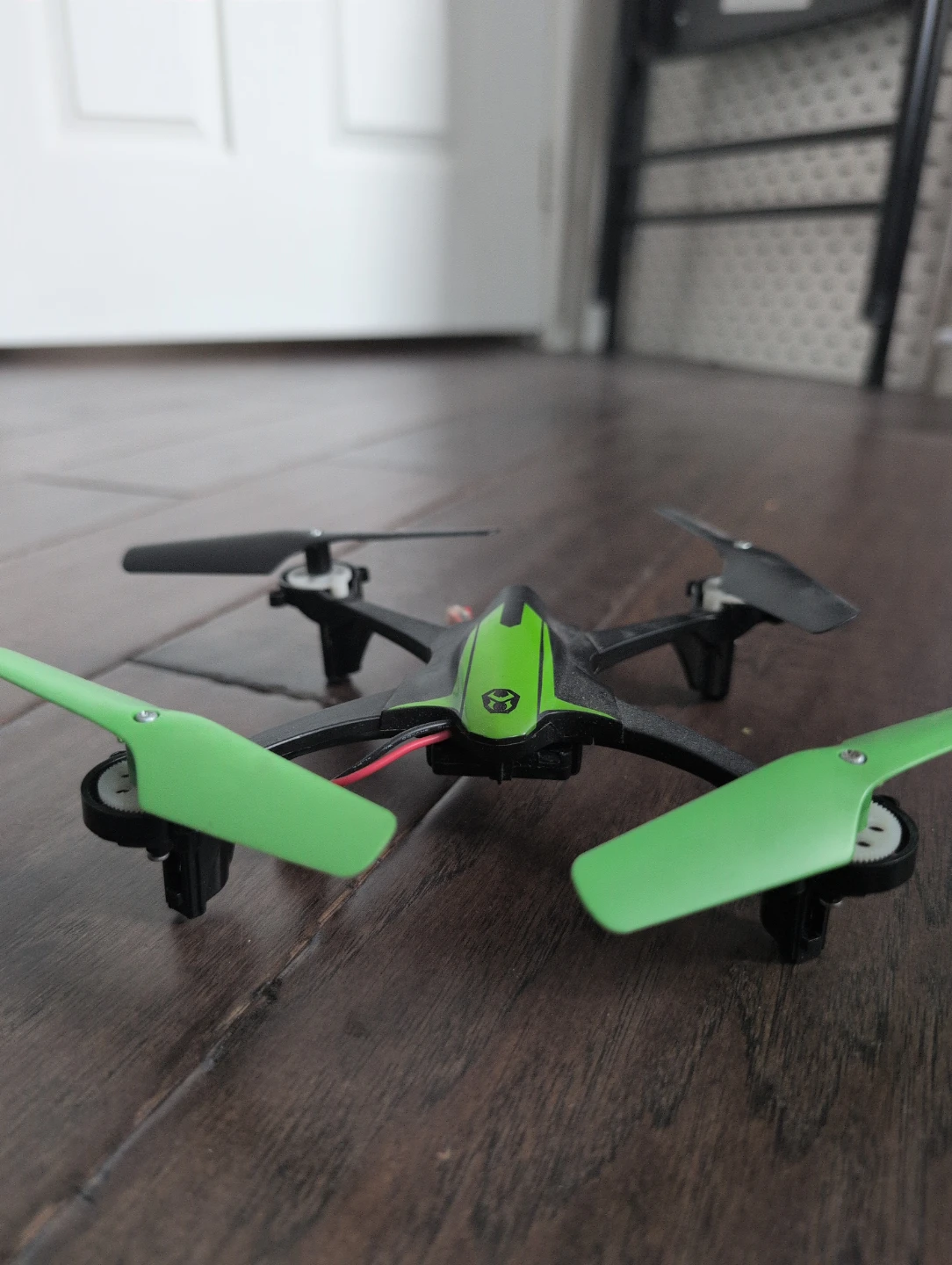 Black and Green Drone