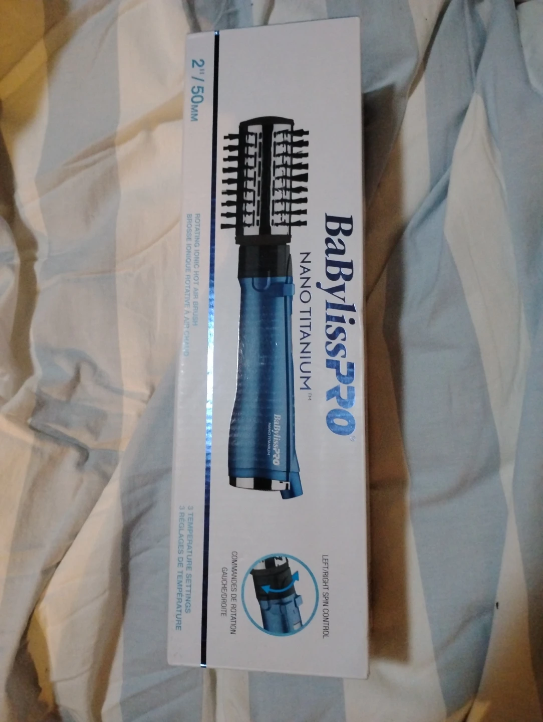 BaBylissPRO Nano Titanium Rotating Hot Air Brush 2 inch