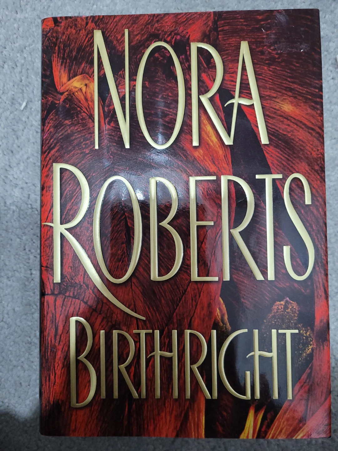 Nora Roberts Birthright hardcover Book