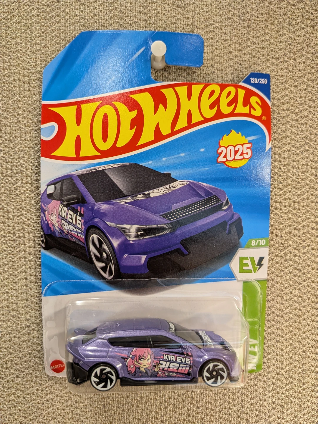 Hot Wheels 2025 Custom Kia EV6 (Anime Itasha Edition)