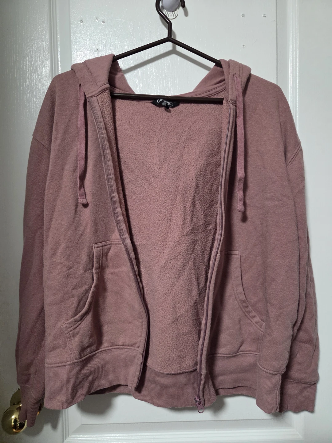George Full Zip Hoodie - Mauve