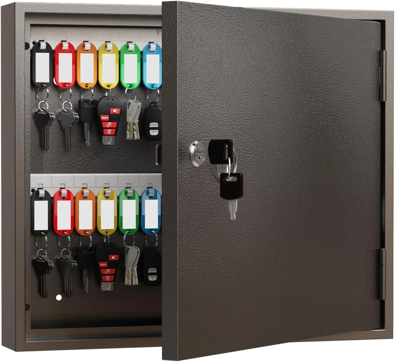 Wall Mounted Key Box Lock Security 60-Key Cabinet