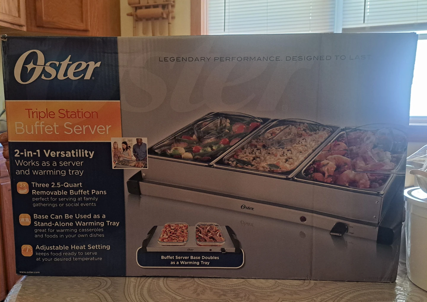 Oster Triple Station Buffet Server and Warming Tray