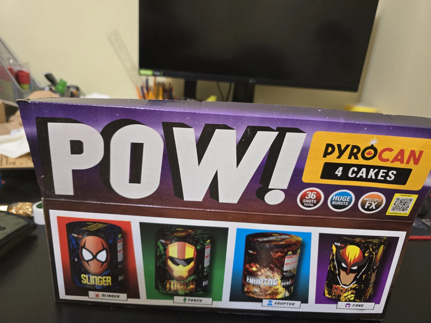Pyrocan POW! 3 Cakes Fireworks