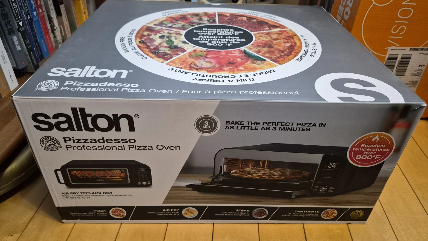 NEW Salton Pizzadeso Professional Pizza Oven & Air Fryer