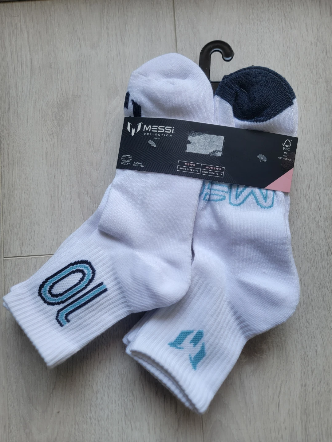 Messi Collection 6 Pairs Cushioned Shortie Crew Socks - photo 2
