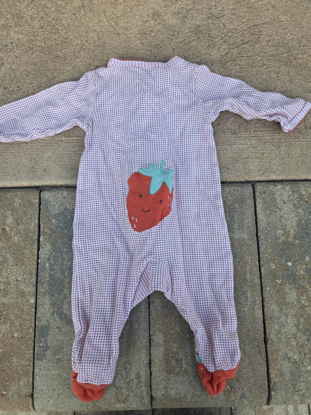 Carter's Baby Girl's Strawberry Footie Pajamas - photo 3