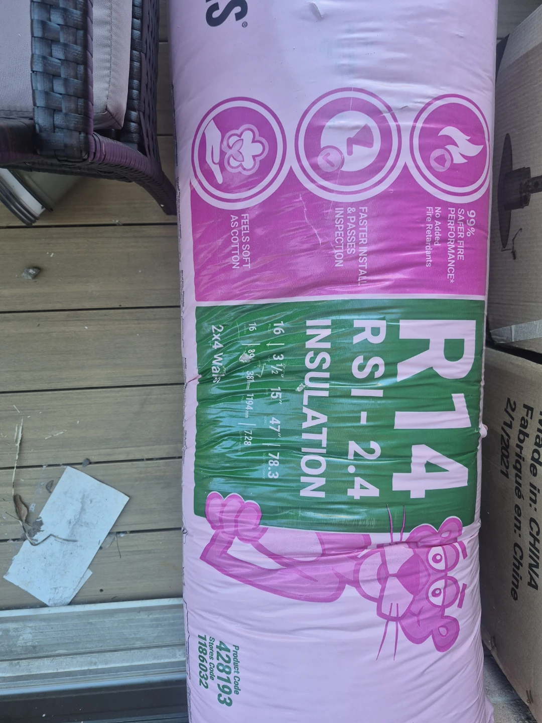 Pink Panther R14 RSI-2.4 Insulation