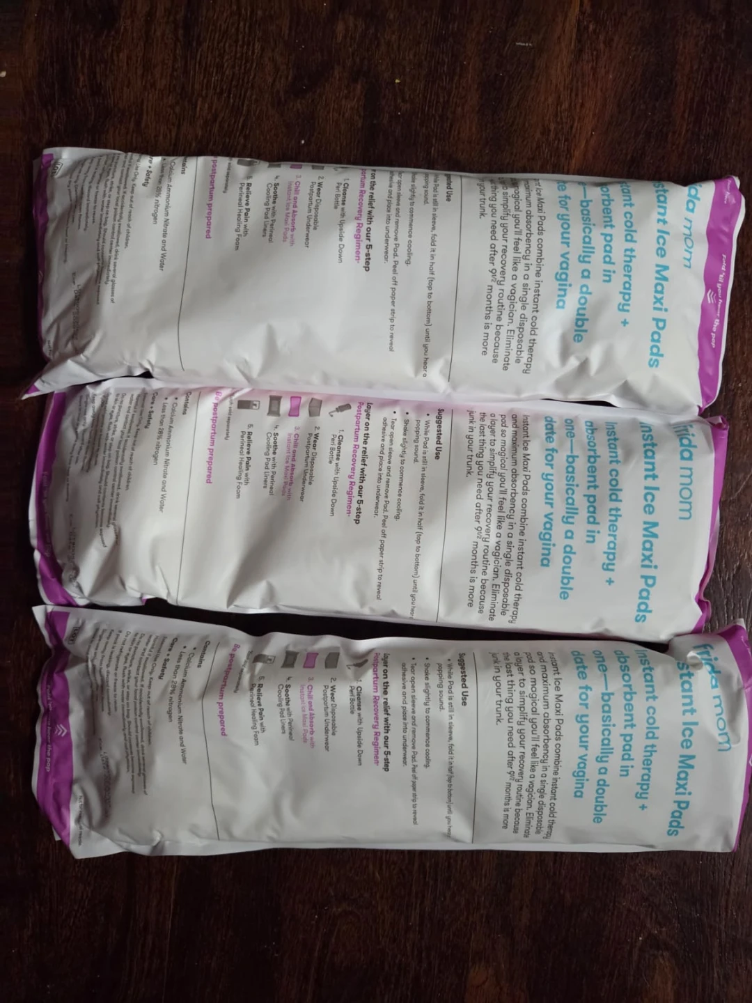 Frida Mom Instant Ice Maxi Pads -3 left - photo 2