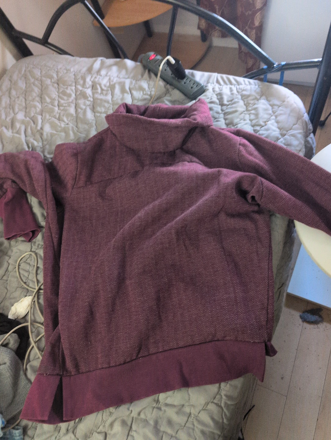 Maroon Turtleneck Sweater - photo 2