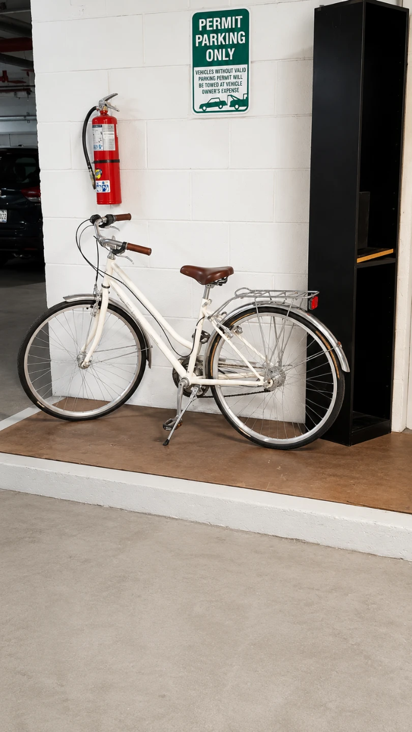 White Cruiser Bicycle by Schwinn
