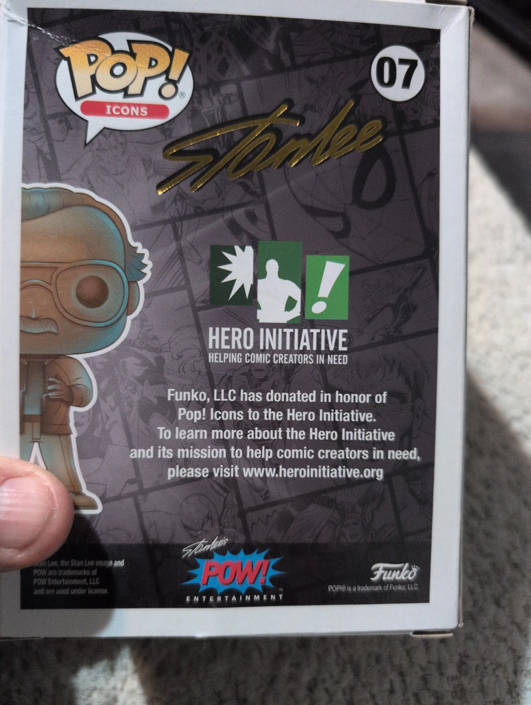 Funko Pop! Icons Stan Lee Vinyl Figure #07 - photo 2