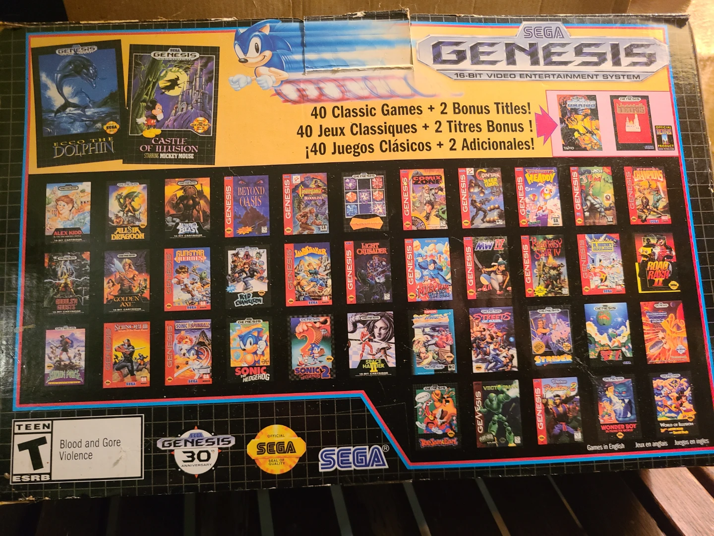 Sega Genesis Mini 16-Bit Video Entertainment System - photo 2