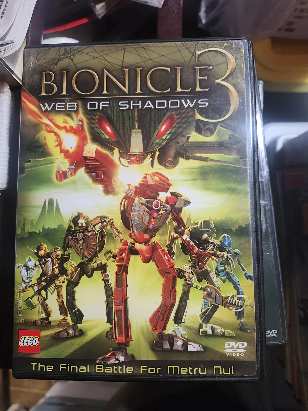 Bionicle 3: Web of Shadows DVD