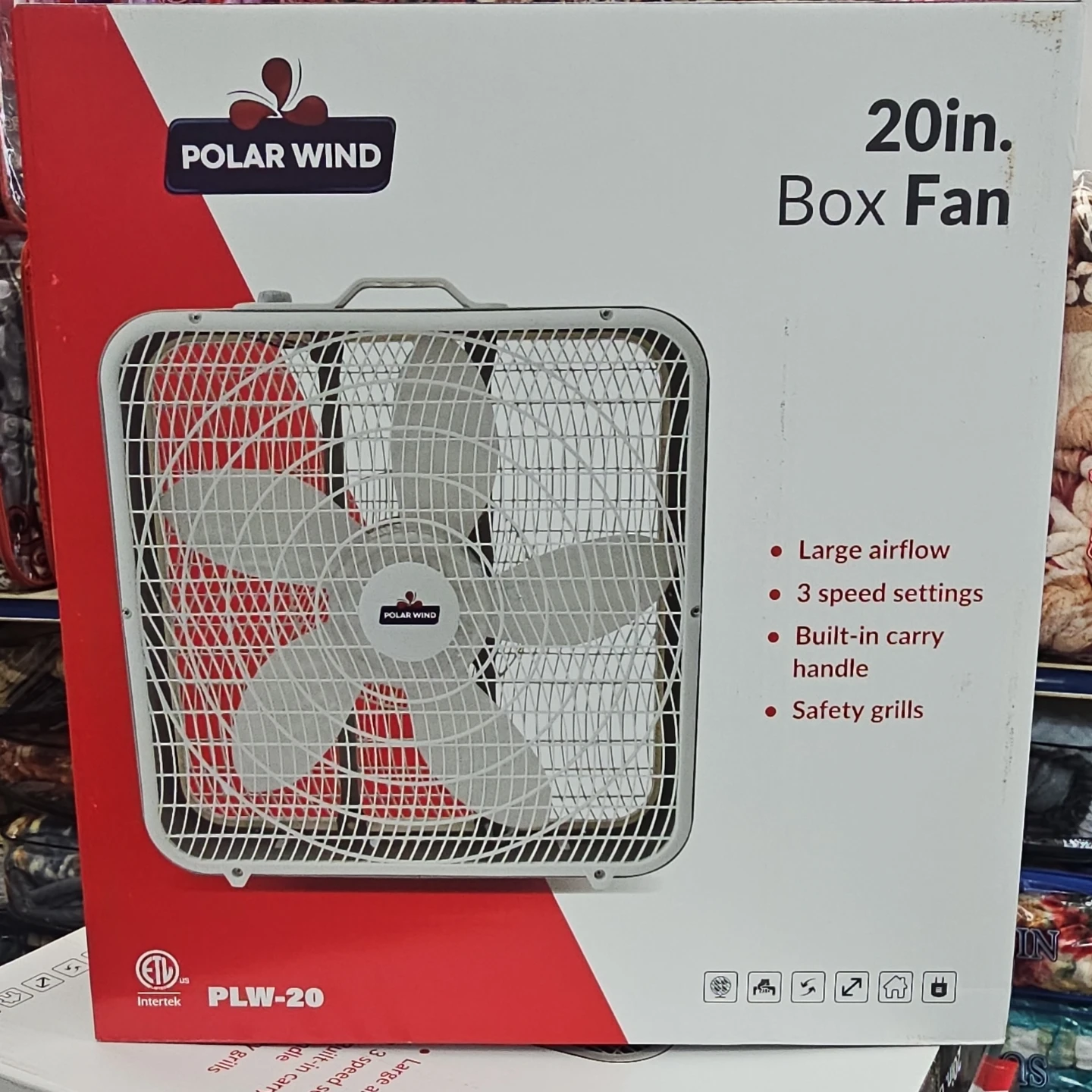 Polar Wind 20in. Box Fan - photo 2