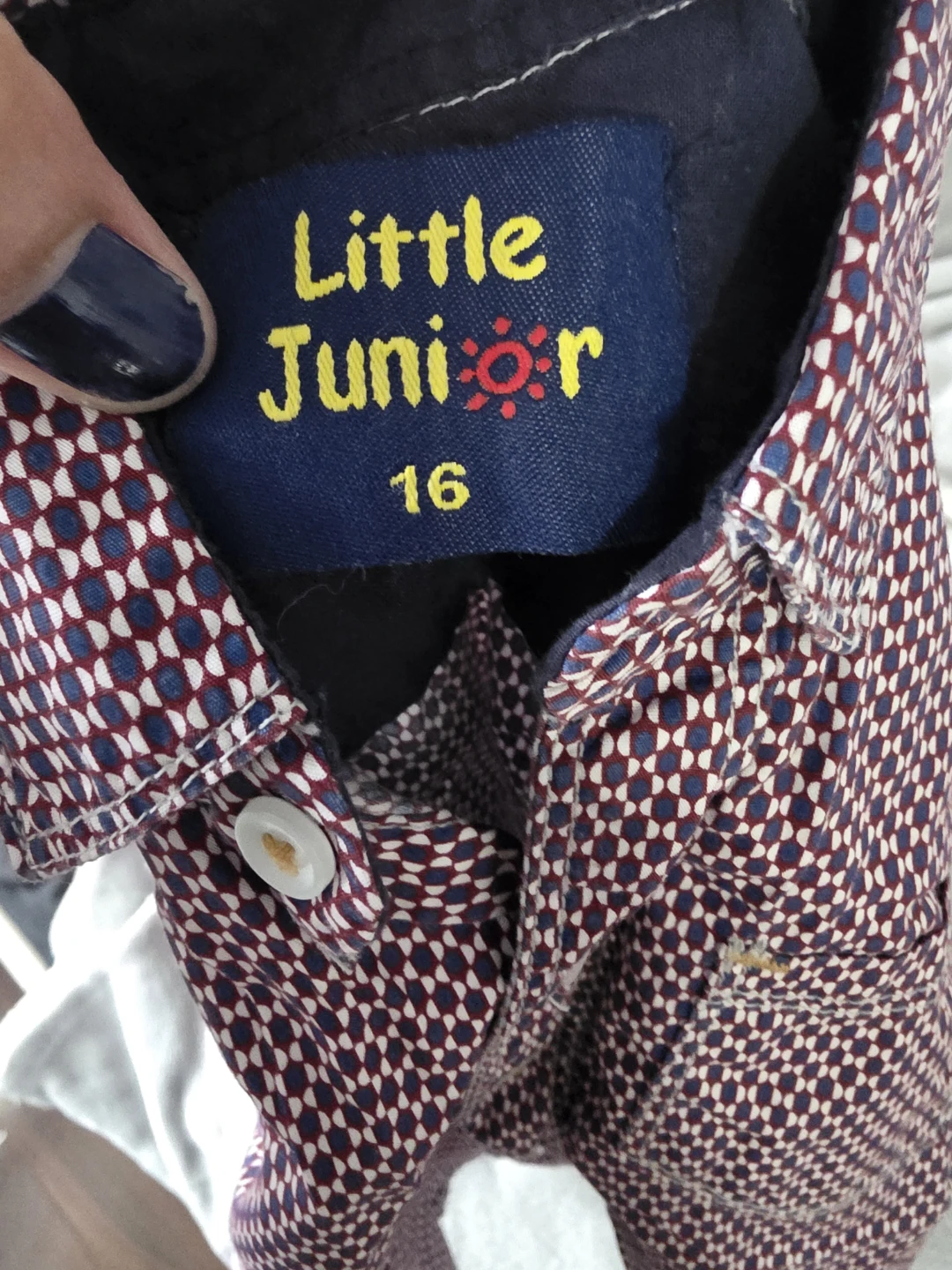 Little Junior Boys Button-Up Shirt and Jeans Set - Size 16 - photo 5