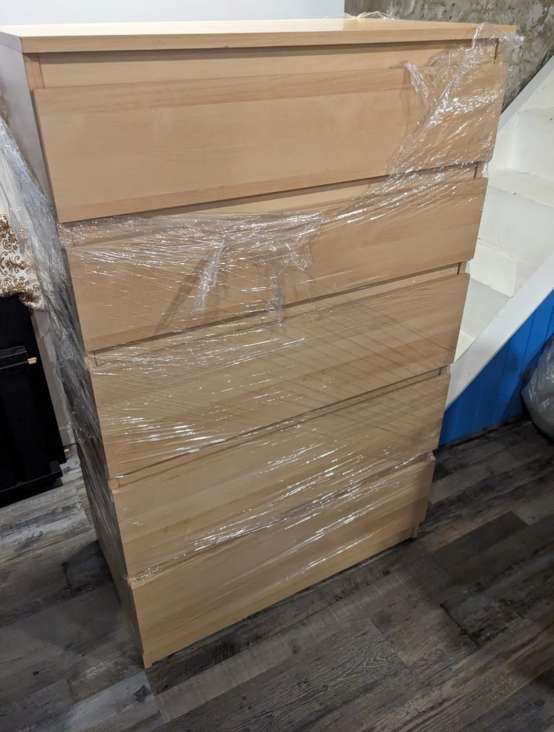 5-Drawer Malm Ikea Dresser