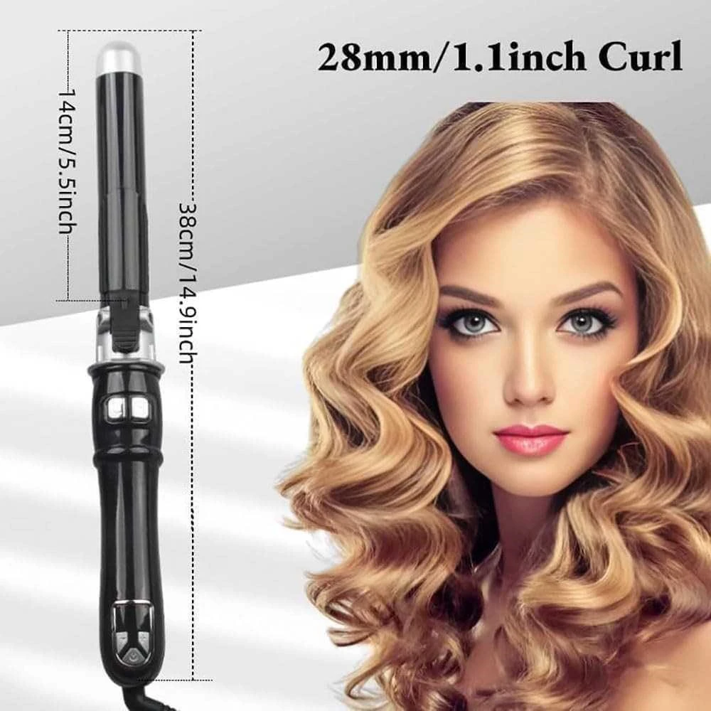 Black Curling Iron Wand - 28mm/1.1 inch Barrel - photo 2
