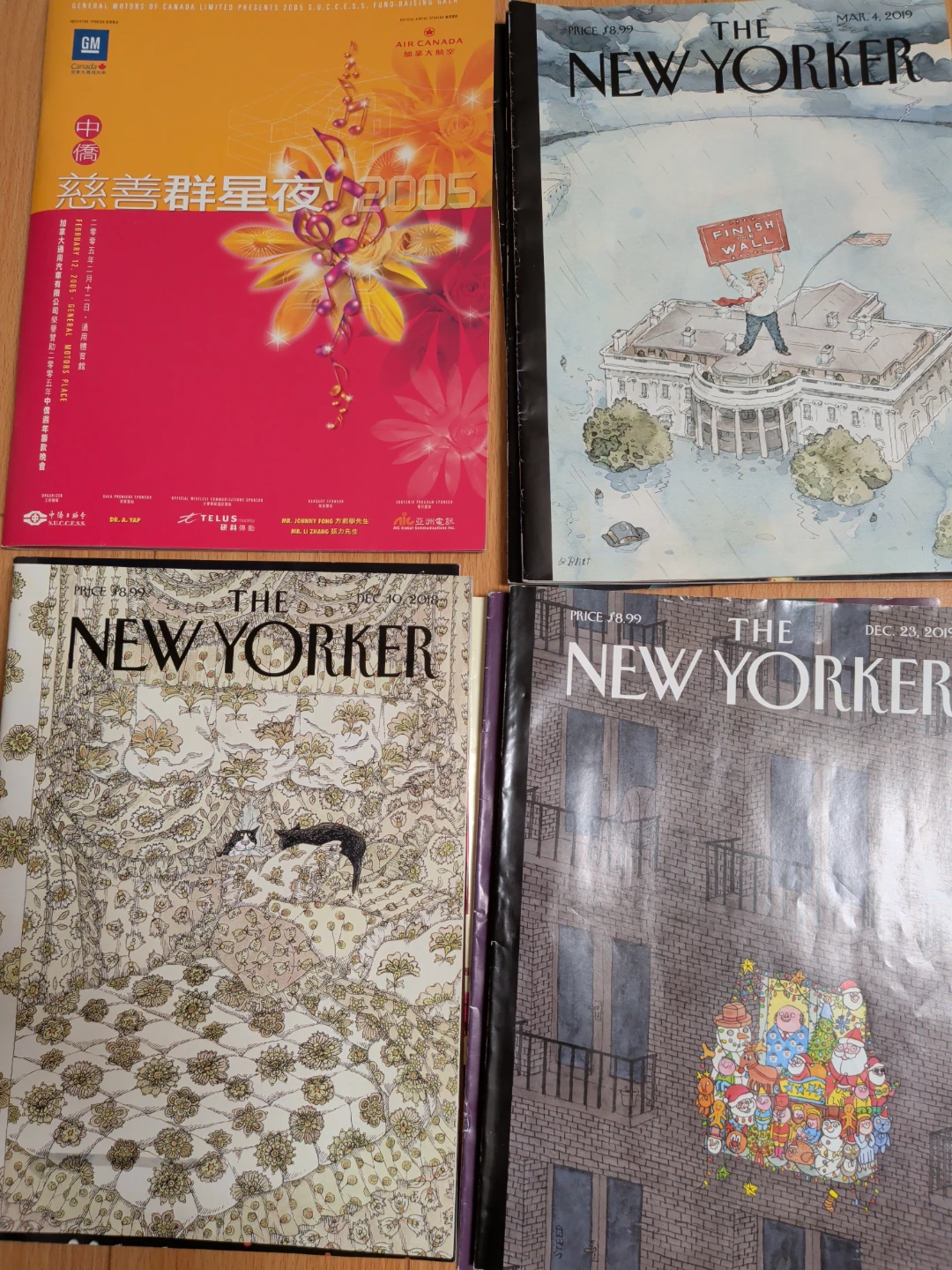 The New Yorker Magazines (2018, 2019)