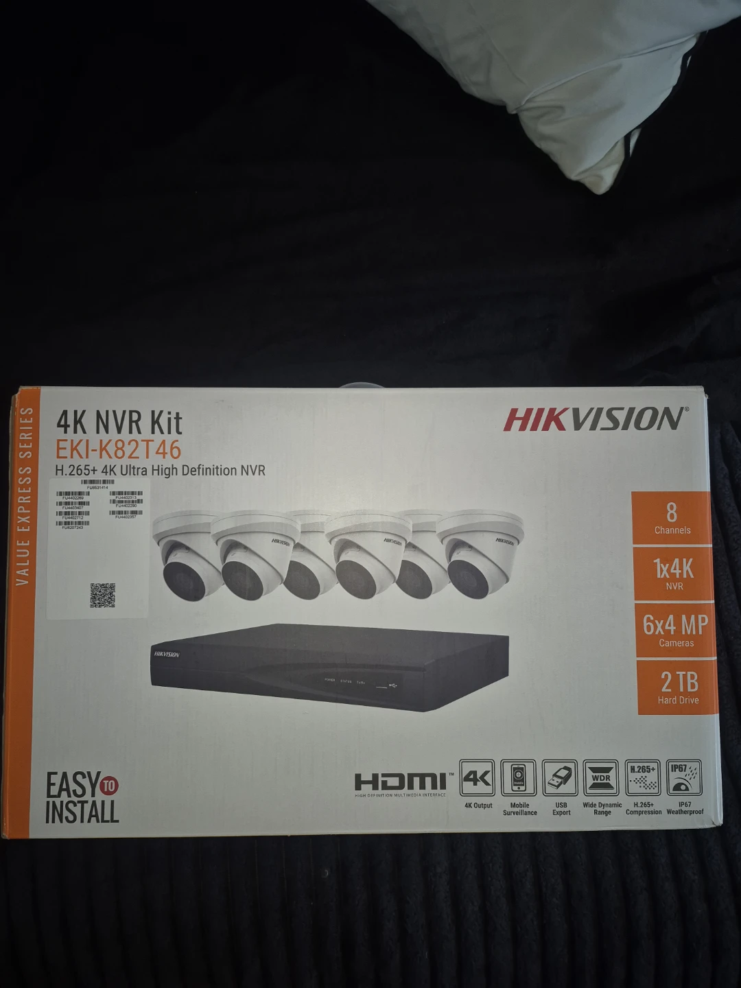 Hikvision 4K NVR Kit EKI-K82T46