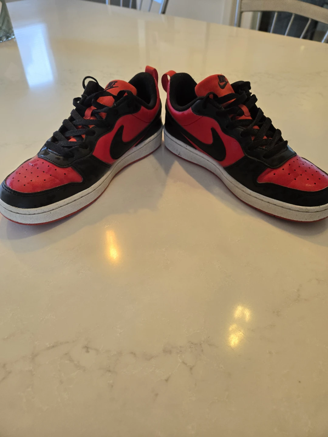 Nike Court Vision Low Men's Shoes Red Black Size 10 - photo 2