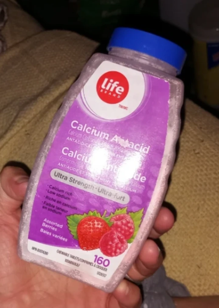 Life Brand Calcium Antacid Assorted Berries Chewable Tablets
