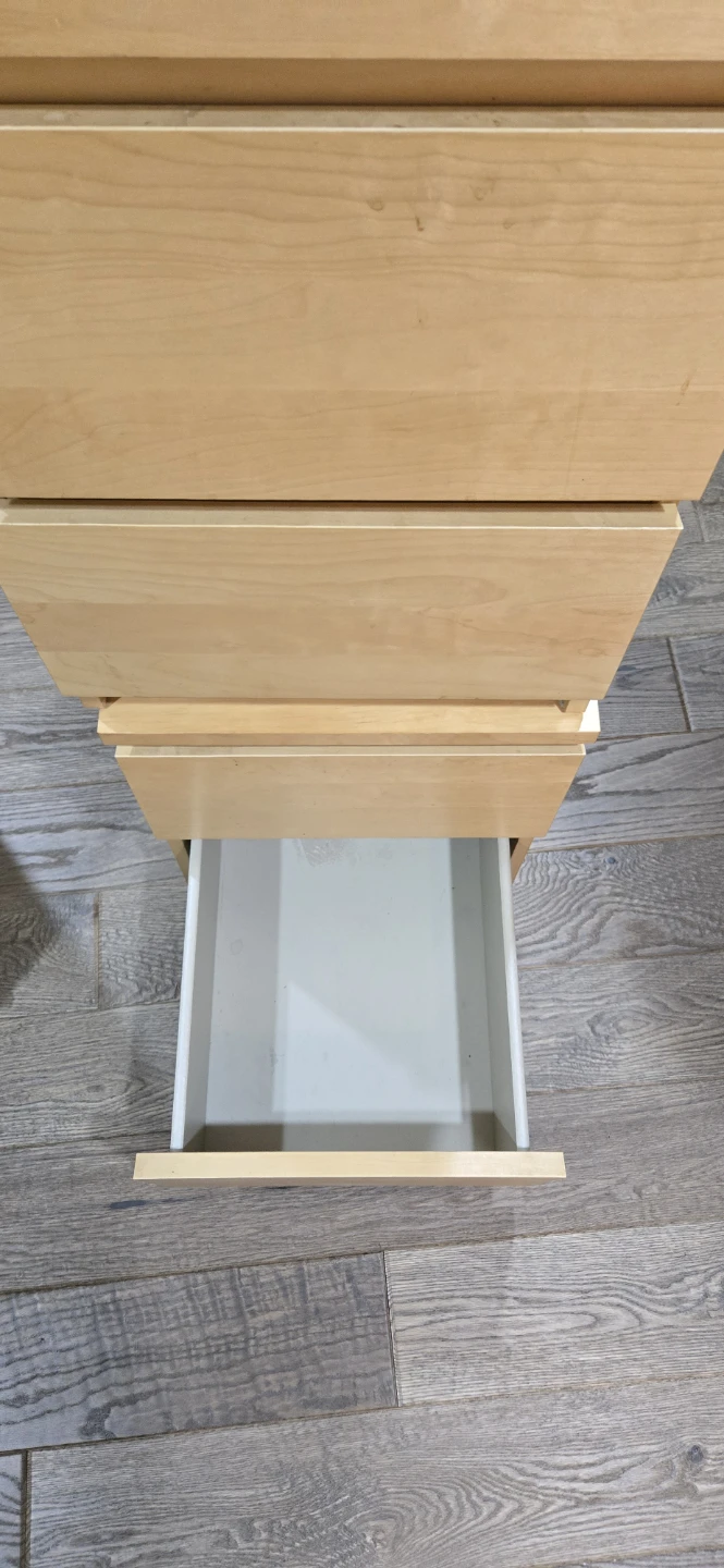 2 Ikea Malm Bedaide Tables - photo 5