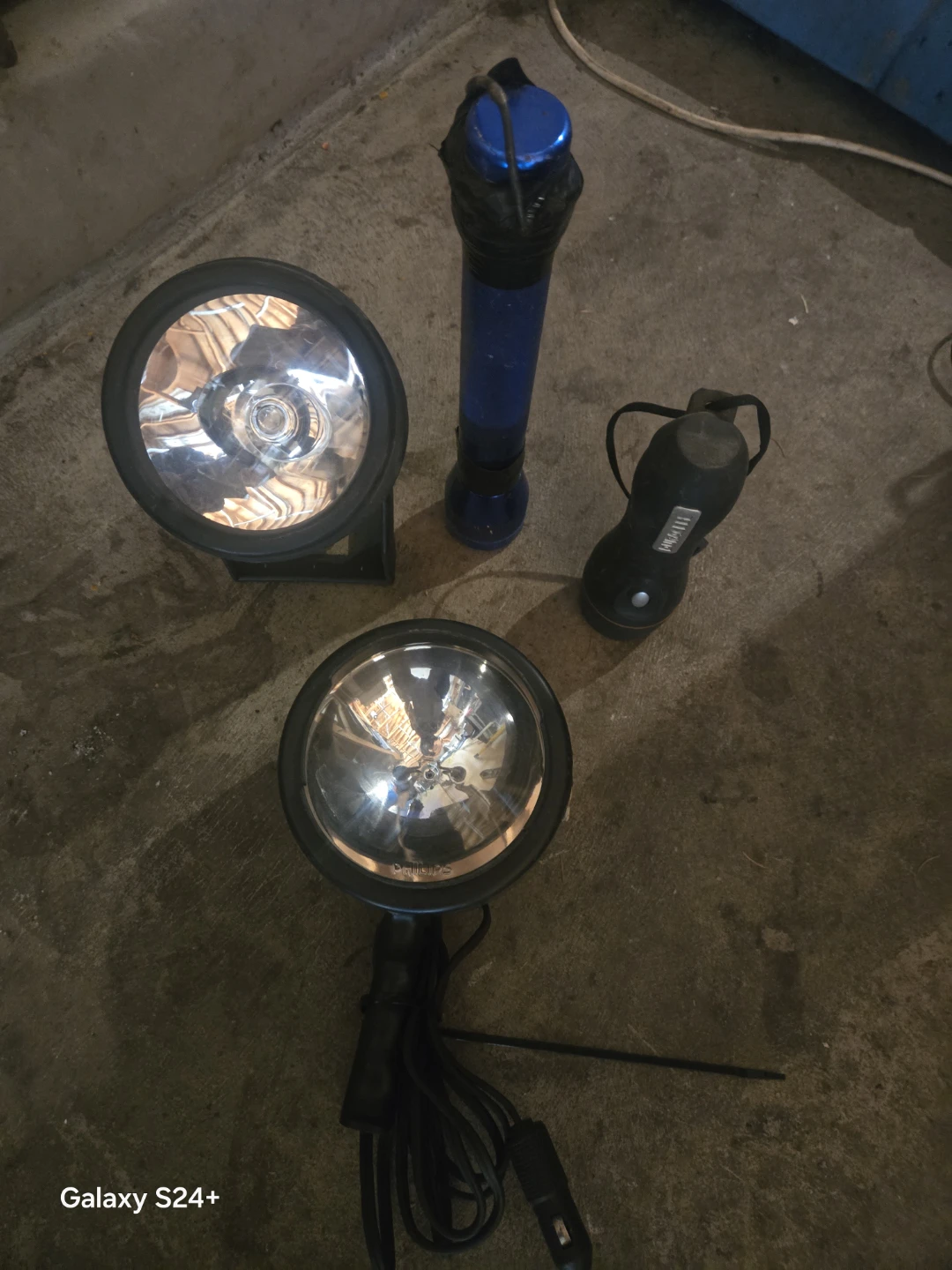 Assorted Flashlights and Spotlights