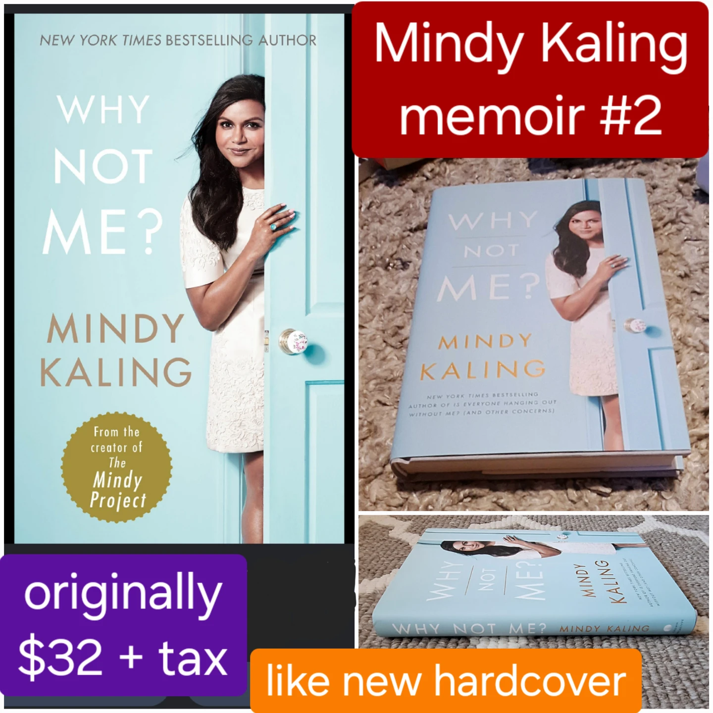 Mindy Kaling memoir 2 - like new hardcover