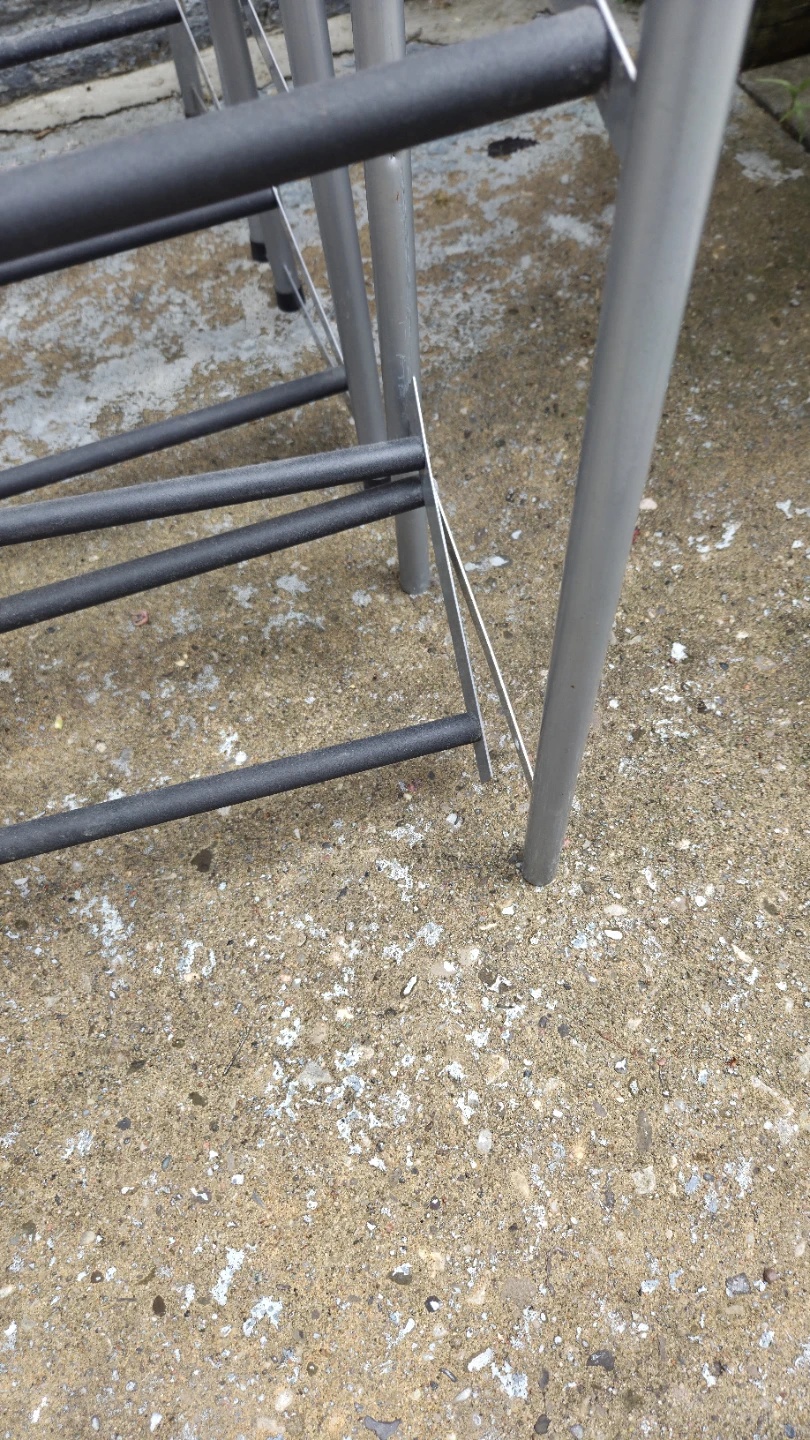 Grey Metal 3-Tier Shoe Rack - photo 2