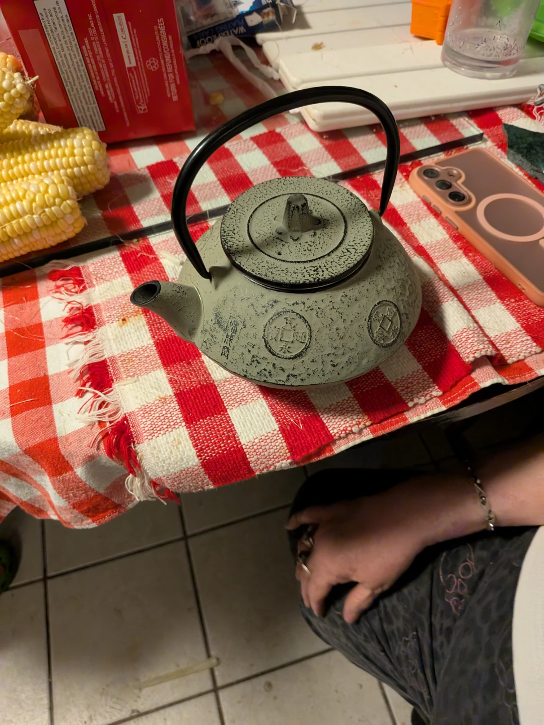 Cast Iron Teapot