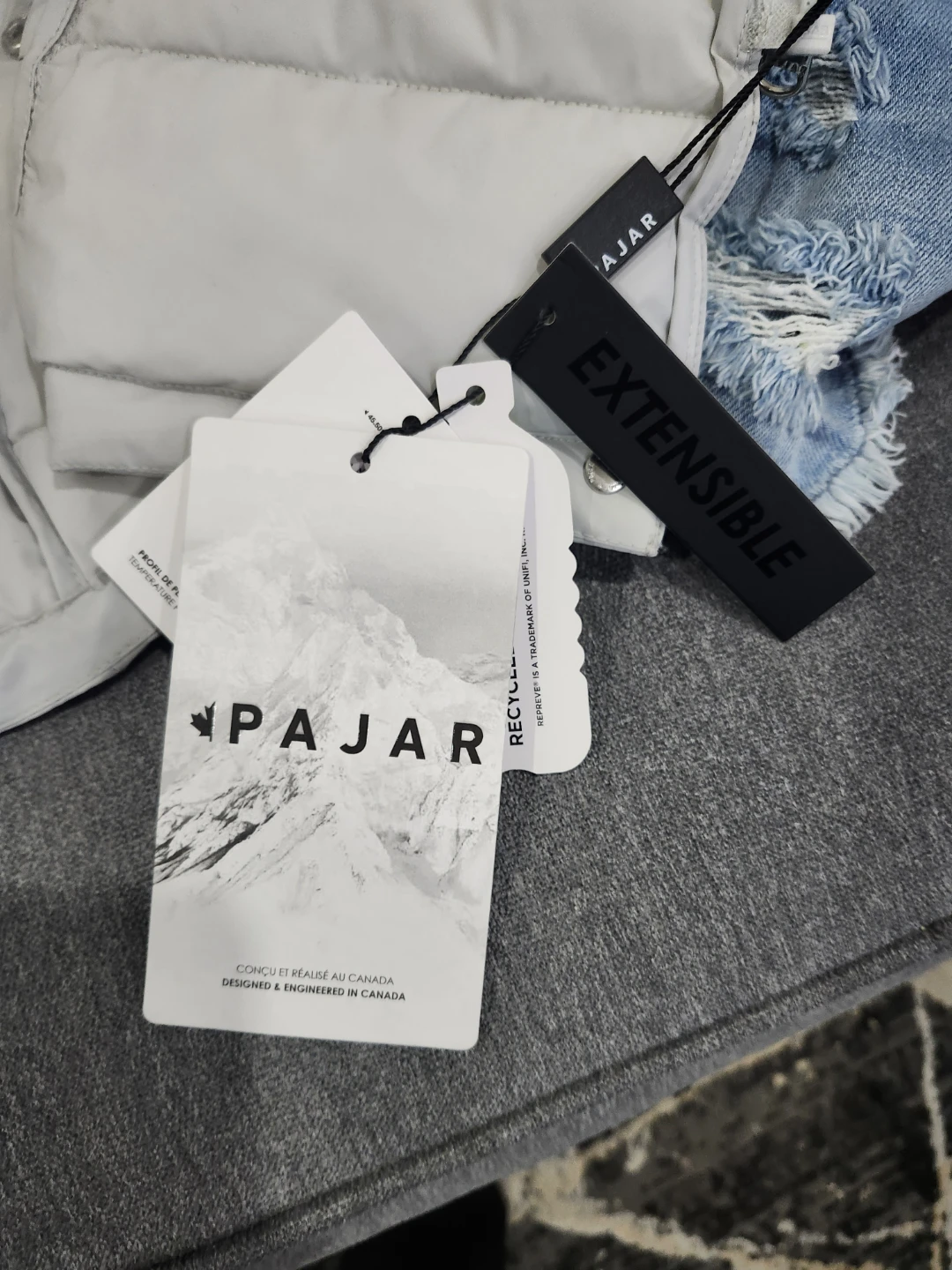 Pajar Women's Light Grey Hooded Winter Jacket - photo 3